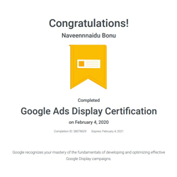 Google Display ads Certified